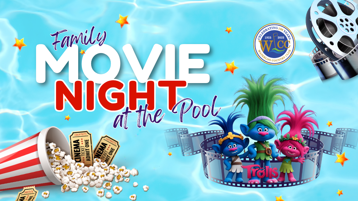 Family Movie Night at the Pool