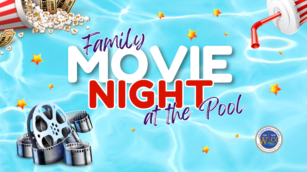 Family Movie Night at the Pool