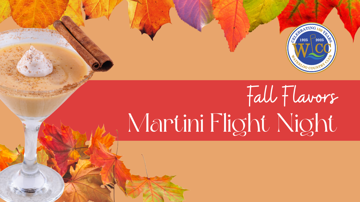 Fall Flavors Martini Flight Night