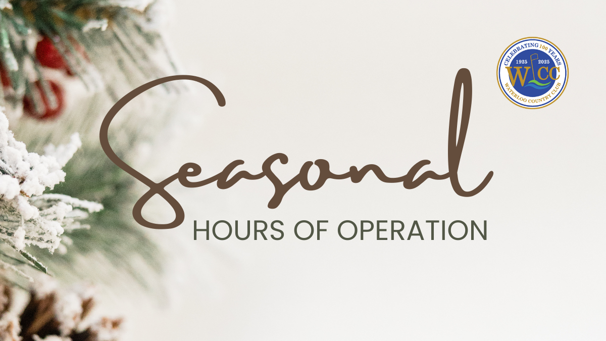 Seasonal Hours of Operation