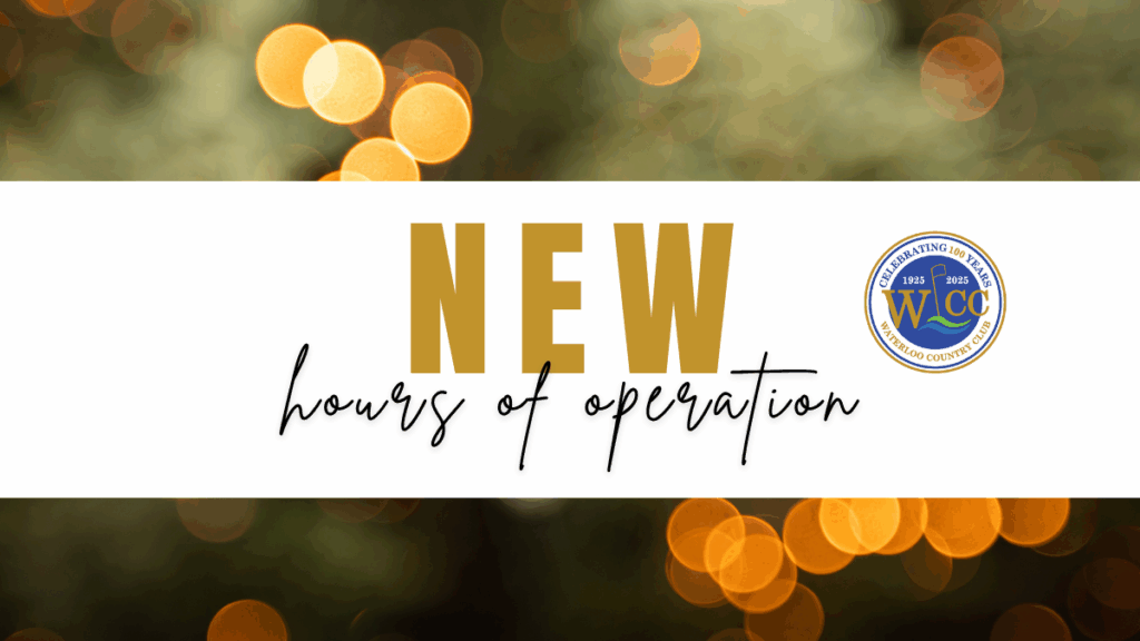 New Hours of Operation